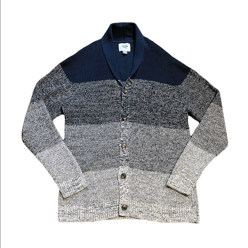 Men’s Old Navy Blue Knit Cardigan Size XXL